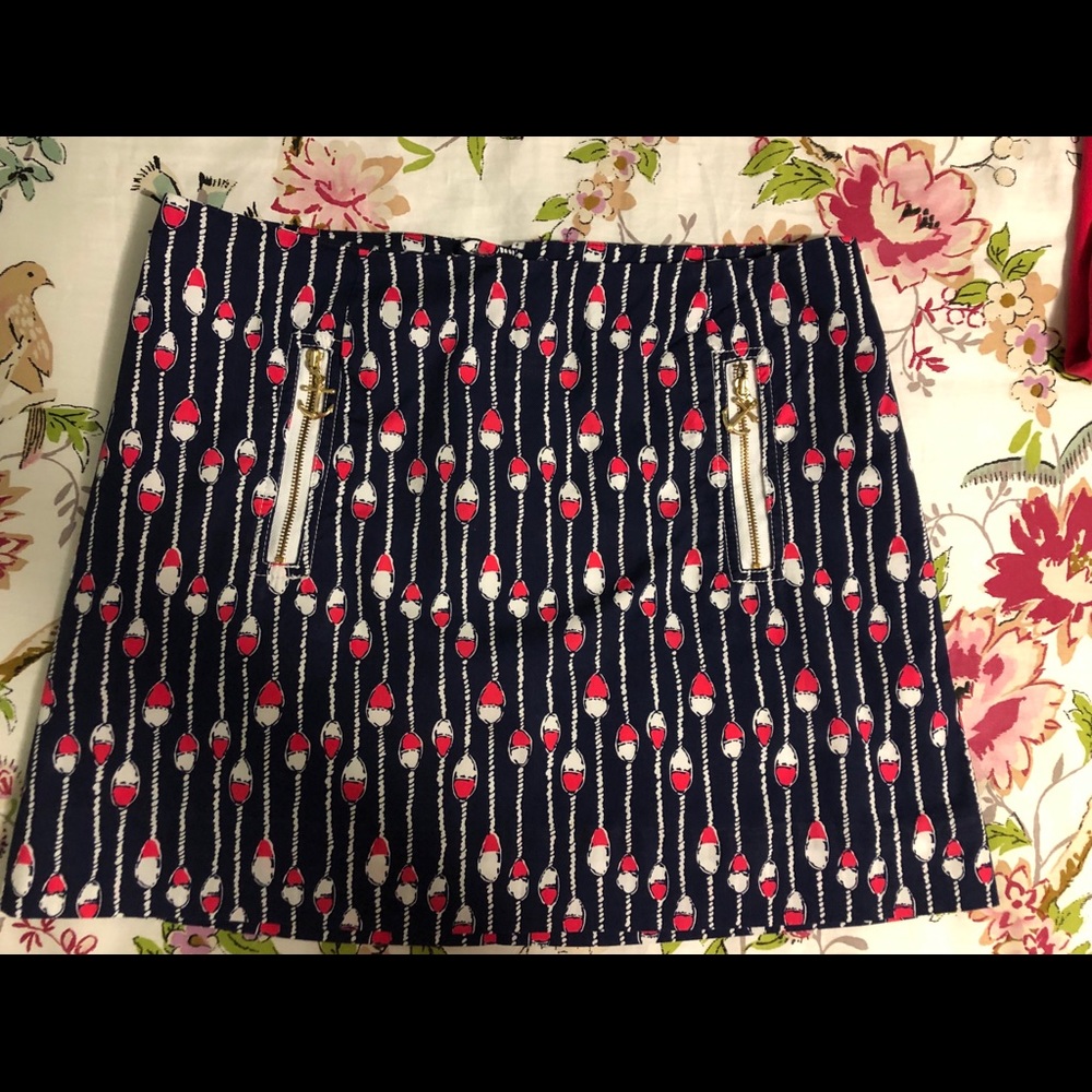 Lilly Pulitzer nautical skirt - size 4